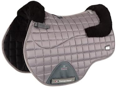 Premier Equine Sattelunterlage für Pferde Satin und Wolle Atlantis CC
