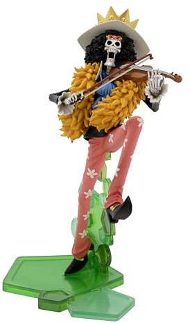 ABYSTYLE Studio – Figurine One Piece Brook – Produit Officiel – Statue Premium – Finitions Haute Qualité – Pièce de Collection