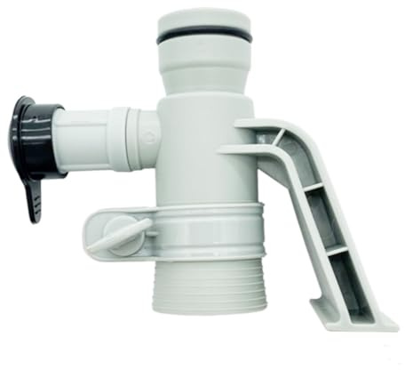 BFLKY Accessoires de piscine Support de tuyau réglable avec buse d'entrée d'air pour piscine au sol Circulation de l'eau améliorée