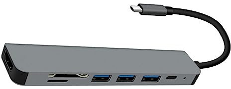 jojofuny Usb Hub for Laptop Phone Type-c Docking Station Usb Splitter Extra Fast Data Transfer