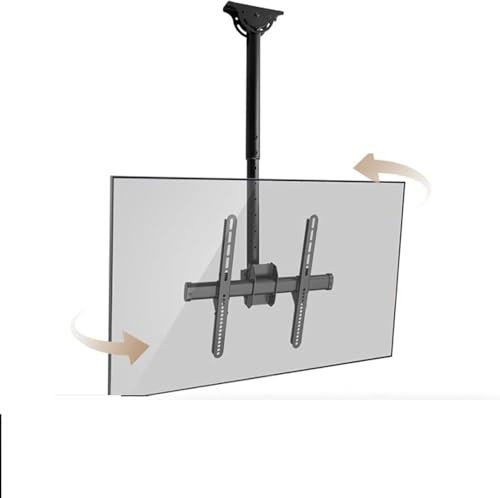 ININOSNP Supporto TV Universale con inclinazione Regolabile, Supporto da soffitto for TV - Supporto da Parete for TV a Schermo Piatto Curvo LED LCD OLED