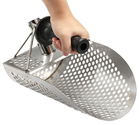 Beach Finds Scoop - Heavy Duty Metal Detector Accessory for Treasure Hunters | for Beachcombing, Prospecting & Detection | Easy Grip Tool for Rec