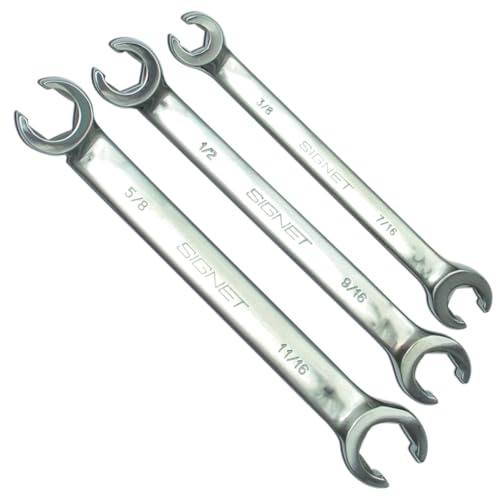Signet Brake Pipe/Flare Nut Imperial Spanner Set AF 3/8-11/16 SAE S33708