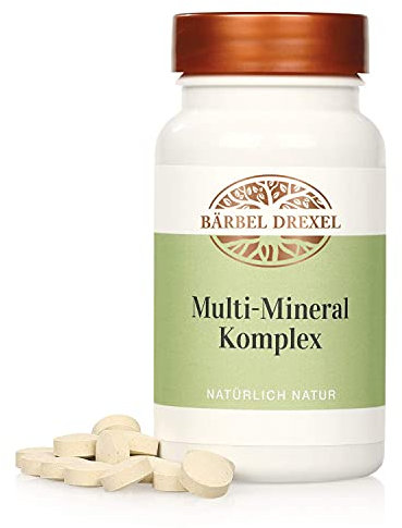 BÄRBEL DREXEL® Multi-Mineral Komplex Presslinge (156 Stk) Multi-Mineral Kapseln Mikronährstoffe 100% Vegane Herstellung Deutschland Zink Selen Magnesium Lebenswichtige Mineralstoffe + Spurenelemente