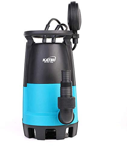 Pompa sommergibile portatile KATSU 900W per acqua pulita e sporca 18000L / h per laghetto da giardino, piscine, fossati + interruttore a galleggiante + base variabile