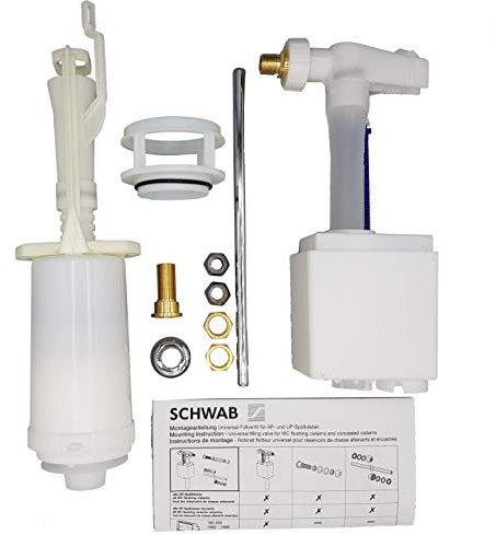 SCHWAB| Ersatzteile Set Füllventil/Auslaufventil/Bodenventil 180.000 Spülkaste