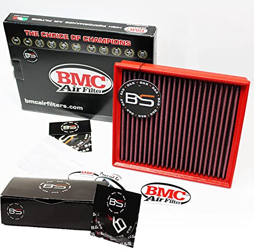 B&S Kit Filtro Aria Sportivo Aspirazione Rigenerabile Lavabile FB770/20 con Profumatore Interni