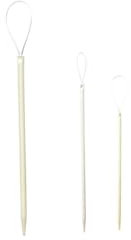 Telliswelt 3er set Durchziehnadeln mit Nylonschlaufe Aluminium Wollnadel Nadel für Garn Wolle