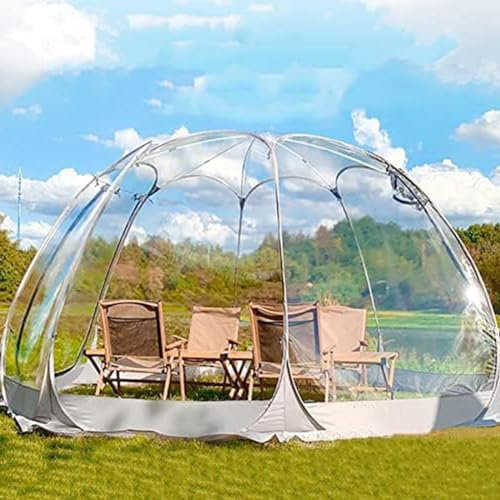 4-6 Persone Tenda Trasparente All'aperto Bubble House Camp Tenda Stella, Cupola Igloo Giardino Patio Tettoia Riparo Calda Stanza Solare in Inverno per Ristoranti Campeggio All'aperto