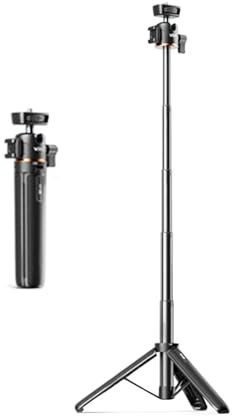 OURHZTB Retractable Tripod Extension Rod for Osmo Pocket 3 Action Camera, Handheld Grip Selfie Stick Stand Accessories with Gimbal Base Holder