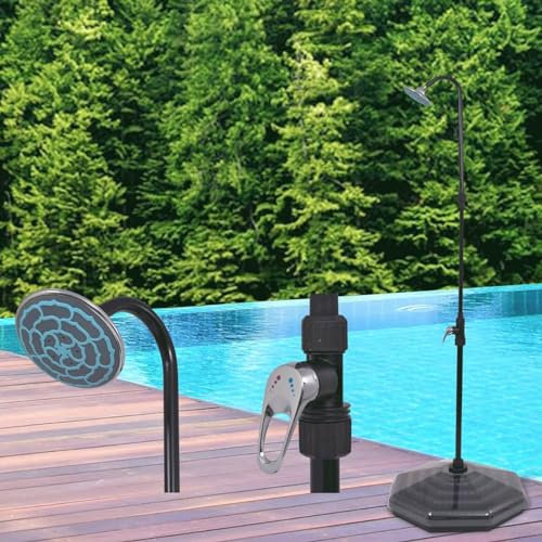 Xichuzi Solardusche 20 L Aluminium HDPE, Gartendusche Aussendusche, Solar Dusche Für Garten, Garten Dusche, Pool Dusche, Garten Brause, Solardusche Für Garten