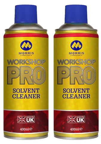 Workshop PRO Solvent Cleaner 400ml Brake Clutch Cleaner Parts Degreaser (Pack of 2)