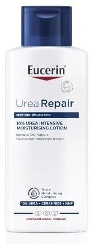 Eucerin UreaRepair Plus Lotion corporelle 10% urée 250 ml Crème corporelle intensive pour peaux sèches et rugueuses Soin de la peau à l'urée pour peaux sèches