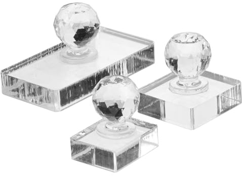 IWOWHERO 3 Piezas Herramienta de Prensado para Sombras de Ojos y Molde Compacto para Maquillaje Portátil Sellador de Polvo para Acabado y Uniforme Fácil de Llevar para Retoques