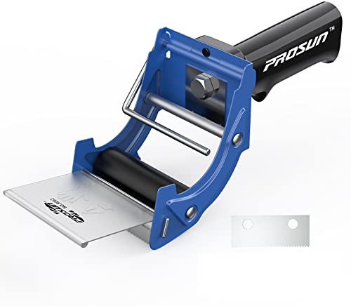 Prosun Dispenser Nastro Adesivo con Maniglia, 75 mm（3 pollici） Pistola a Nastro Ottimo per Imballaggio di Pacchi e Scatole in Cartone, Magazzino, Forniture per ufficio, Blu