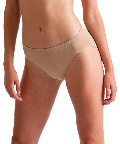 Nahtlose Mädchen-Ballettunterwäsche von Silky, hoch geschnittener Slip, hautfarbenes Höschen, Kinder, nude, Alter 10-12 Jahre