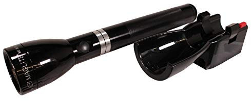 Maglite, Rechargeable LED Flashlight, System 3, 120 Volt AC Converter, Black