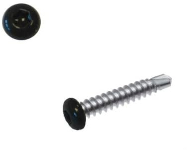 Vis autoperceuses 4,8x25 mm RAL 7016 gris anthracite tête cylindrique Torx par 100