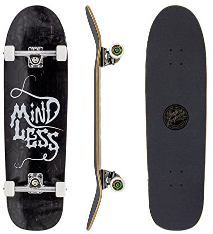 Mindless Longboards Gothic Longboard, Erwachsene, Unisex, Schwarz (Schwarz), 24 x 85 cm