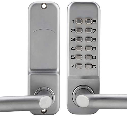 Cocoarm Serratura di Sicurezza, Combinazione a 11 Cifre, Camma in Lega di Zinco, con Password per Porta
