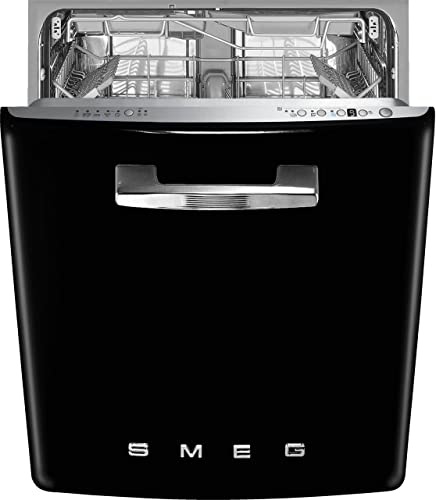 Smeg DIFABBL Fully Integrated Standard Dishwasher - Black Control Panel - B Rated