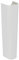 Ideal Standard I.LIFE B Colonne pour Lavabo Salle de bain, Vasque sur pied, 26,5 x 15 x 72 cm, Salle de Bain, Toilette, Céramique, Blanc, Percé 1Trou de Trop-Plein, T473901