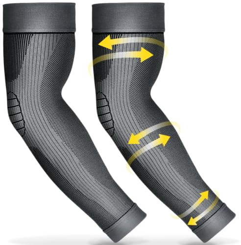 beister 20-30 mmHg Medizinisch Kompressions Arm Sleeves Für Sports | Fördert Durchblutung & Lindert Arthritis, Tennisarm. Rutschfest, Latexfrei, Atmungsaktiv Für Sport, Beruf & Alltag.