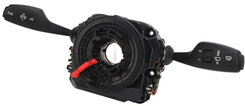 Tbest Conjunto de Interruptor de Limpiaparabrisas de Señal de Giro, 61319354047 Conjunto de Palanca de Control del Interruptor de Señal de Giro de Columna de Dirección para 528i 750i