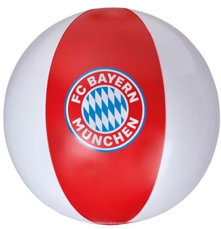 Happy People FC Bayern Munich Beach Ball (Wasserball, Strandball, Water Ball) Diameter 29 cm, Official Club Design, Mia San Mia, 16061