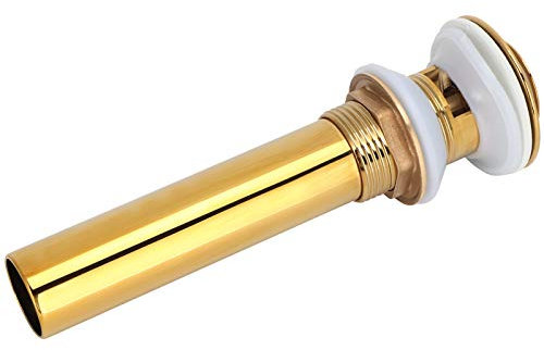 Gold Waschbecken Abfluss Anti-Verstopfen Badezimmer Wasserhahn Waschbecken Abflussstopfen mit Silikondichtung für Küche Badezimmer (Kleiner Sprung mit Löchern)