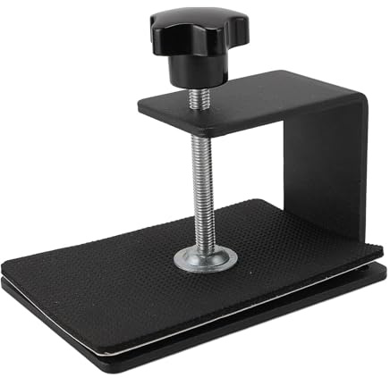Lazmin112 Soporte de Escritorio para Palanca de Cambios SIM Racing, Abrazadera de Montaje de Escritorio Universal, Soporte de Escritorio de Freno de Mano USB Ajustable para Driving Force,