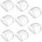 Sqxaldm 8 Stück Türstopper Boden Selbstklebend Türstopper Boden zum Kleben Türpuffer Boden Wandpuffer Bodentürstopper ohne Bohren für alle Hartböden geeignet zum Schutz von Wand und Möbeln