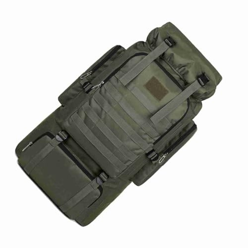 Mountain Warehouse Ryggsäck 65L Ryggsäck Vandringsryggsäck med Regnskydd för Utomhussport (Armégrönt)