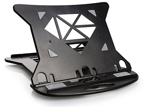 EsportsMJJ Cooskin Yda006 Belüfteten 360 Grad Schwenkbaren Dauerhaften Laptop Stand Telefon Tablet Halter-Schwarz