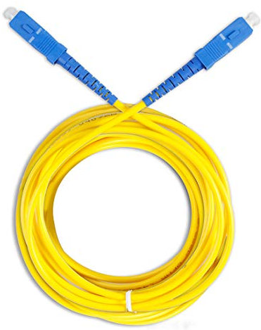 Vetrineinrete® Cavo fibra ottica connettore rapido SC UPC per suono senza distorsioni per ingresso toslink digital surround cavo optical audio digitale (5 metri) M23