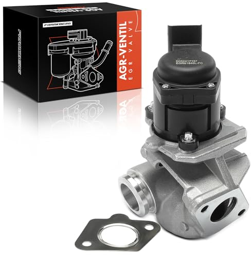 Frankberg Válvula EGR de recirculación de gases de escape 1618.N8 | Compatible con: 107 PM PN, Furgoneta Fiesta V, C1 PM PN, Bipper AA, Fiesta V JD JH, Sedán 206, 206 Furgoneta, C3 II SC