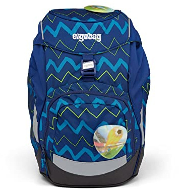 ergobag Prime School Backpack Single - Zaino Giovanile, unisex, Multicolor,