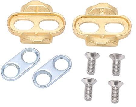 Septpenta 1 Pair of Bicycle Pedal Cleats with Washers and Screws, Bicycle Pedal Cleats Egg Beater Cleats, Can Effectively Improve Your Bicycle Performance Suitable for Bicycles