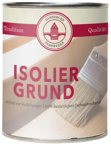 Bamberger Farbwerke Isoliergrund Sperrgrund Grundierung (für Holz) - Transparent (750ml)