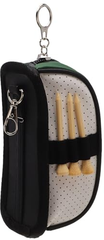 INOOMP Golf-Tee-Tasche Mit Schnalle Golf-Tee-Tasche Ball-Halter -Halter Tennisball-e Mit Reißverschluss