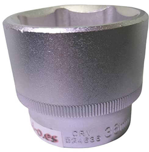 Steckschlüssel 36 mm, Sechskant 1/2