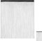 Relaxdays Juego 2 Cortinas de Hilos, Puertas y Ventanas, 245cm, Lavables, para Acortar, 145 x 245 cm, Negro, Poliéster, 90 x 245 cm
