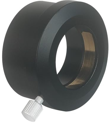 Teleskop-Okular-Adapterring, professioneller 2-Zoll- bis 1,25-Zoll-Teleskop-Okular-Montageobjektiv-Adapterring aus Metall