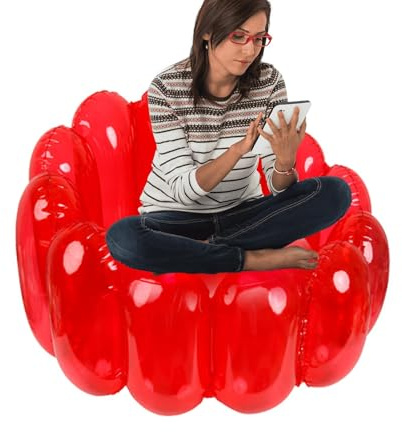 Tragbares aufblasbares Sofa – Luftsofa, modernes und praktisches Design | Idealer Sitzsack im Freien, perfekt für Spiele, Feiern und Versammlungen in natürlichen Umgebungen oder gesellschaftlichen