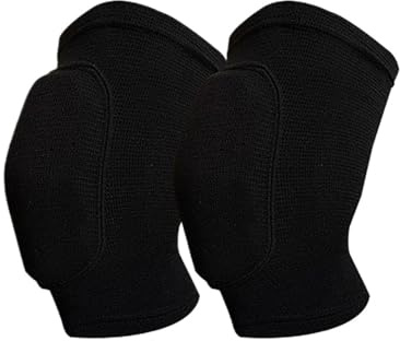 KJBDQQH Soporte De Rodilla 1 par de Rodilleras Deportivas for Hombres y Mujeres, Rodilleras Protectoras for Danza, Yoga, Voleibol, fútbol, ​​Correr, Ciclismo, Tenis(Black,L)