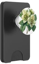 Motif floral hellébore PopSockets PopWallet pour MagSafe
