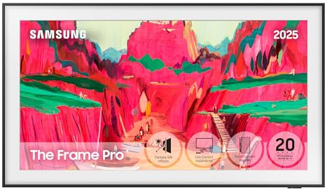 Samsung The Frame Pro 85 (2025) QLED 4K UHD TV - TQ85LS03FWUXXC [Länderversion Französisch, Spanisch, Portugiesisch]...[Länderversion Französisch, Spanisch, Portugiesisch]