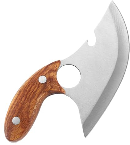 MUELODSIC Cuchillo Carne de Acero Inoxidable Mango Cómodo y Resistente Adecuado para Cocina Profesional y Cortar Carne de Forma Precisa y Segura
