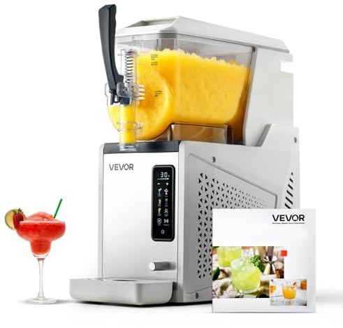 VEVOR Graniseringsmaskin med en 3 liters tank, ismaskin för hushåll, isfri, 5 förinställda program, för att göra prästkragar, frappe, smoothies
