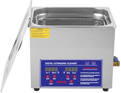 Smyckesrengöring, Ultraljudsrengöringsmaskin 1,3L 2L 6L 10L 15L Rengöring Mini Bärbar Tvätt 40KHz Justerbar Frekvens Diskmaskin Hushållsapparater,för hållare(10L)